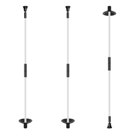 Golf Flagstick, Practice Putting Green Flag Stick for Yard, Golf Pole Pin Flagpole Portable Mini Golf Flag Sticks 2 Section Design for Backyard Golf Course Set of 3