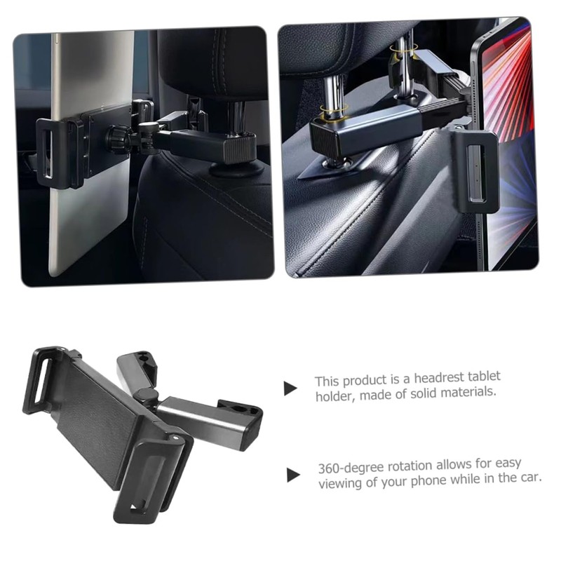 Operitacx Tablet Halterung fürs Auto Verstellbar Abs Material 360° Drehbar