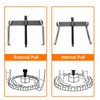 HARFINGTON 2-Jaw Gear Puller 10 Inch Carbon Steel Separate Lifting
