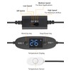 Euroharry 80 mm Digital Display Temperature Controlled Quiet