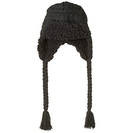 MUK LUKS Mens Trapper Hat Fairsle, Grey Fairlisle, One Size