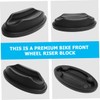 OHPHCALL 2 Pcs Front Wheel Pad for Bicycle Training Stationary