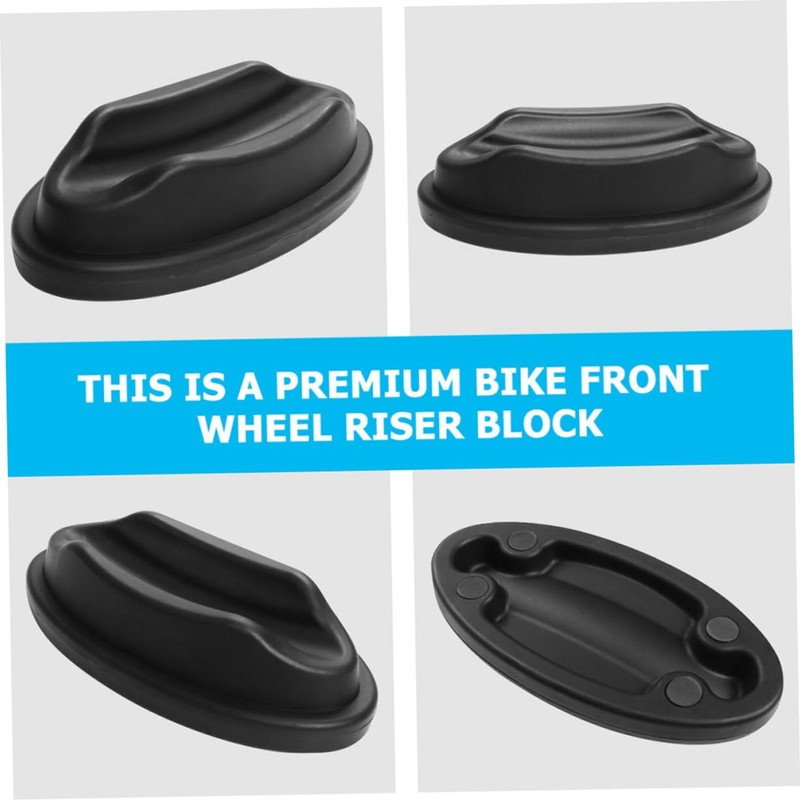 OHPHCALL 2 Pcs Front Wheel Pad for Bicycle Training Stationary
