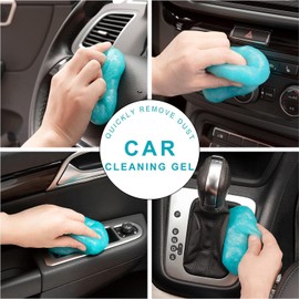 TICARVE - Paquete de 3 gel de limpieza para detalles de automóviles, masilla de ventilación de coche, gel de limpieza Goo, herramientas de detalle automático, limpiador de interiores de automóviles