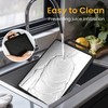2 Packs Stainless Steel Cutting Board Non-toxic for Kitchen Chopping