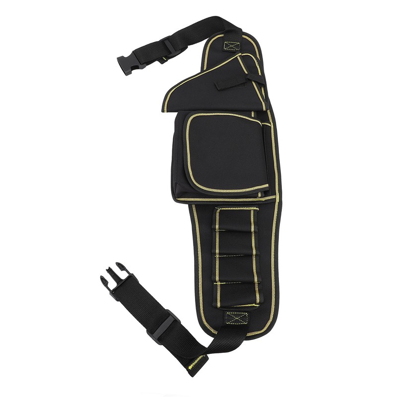 Side Tool Belt Pouch Canvas Multifunctional Waterproof 30kg Load Capacity