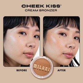 Milani Cheek Kiss Cream Bronzer 0.21 Oz Buildable Soft Matte Finish Cruelty Free