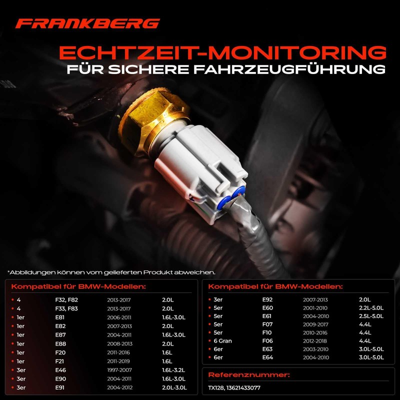 Coolant Temperature Sensor for 1 Series E81 E87 F20 F21