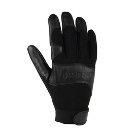 Carhartt Men's High Dexterity Reinforced Secure Cuff Glove, Black, Large