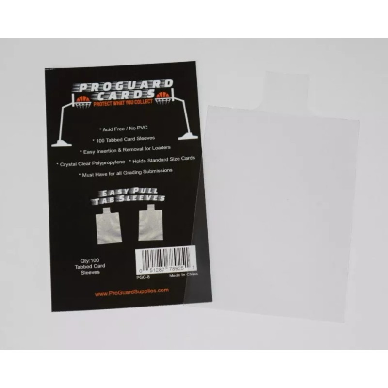 ProGuard Cards 5pks Easy Pull Tab Card Sleeves 100 Sleeves