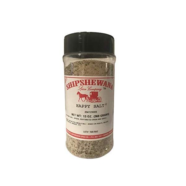 Shipshewana Spice Company Happy Salt 13 oz Bottle - Amish Cooking
