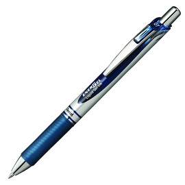 Pentel Energel Retractable Liquid Gel Pen 0.7mm Navy Ink + 2 Navy Ink Refills (YBL77-CA2R)