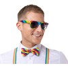 Wicked Costumes Adult Pride Rainbow Bow Tie Accessory