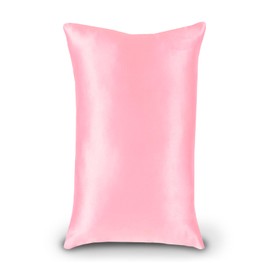 Wuronsa Tiny Pillow, Mini Small Pillow for Travel, Dogs, Cats, Mini Pillows Support for Neck, Wrist, and Knee, Travel Pillow and Small Decorative Pillow(1pc Light Pink Silk)