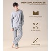 DAVID ARCHY 100% Cotton Men's Pyjamas Sets, Men's Loungewear Set