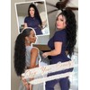 Ponytail Extension Claw 30" Curly Pony Tail Clip in Claw