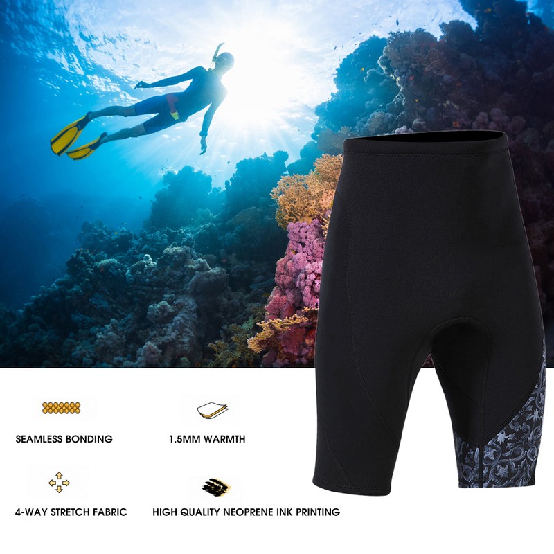 1.5mm Split Sport Diving Short Trousers Pants for Snorkeling Surfing