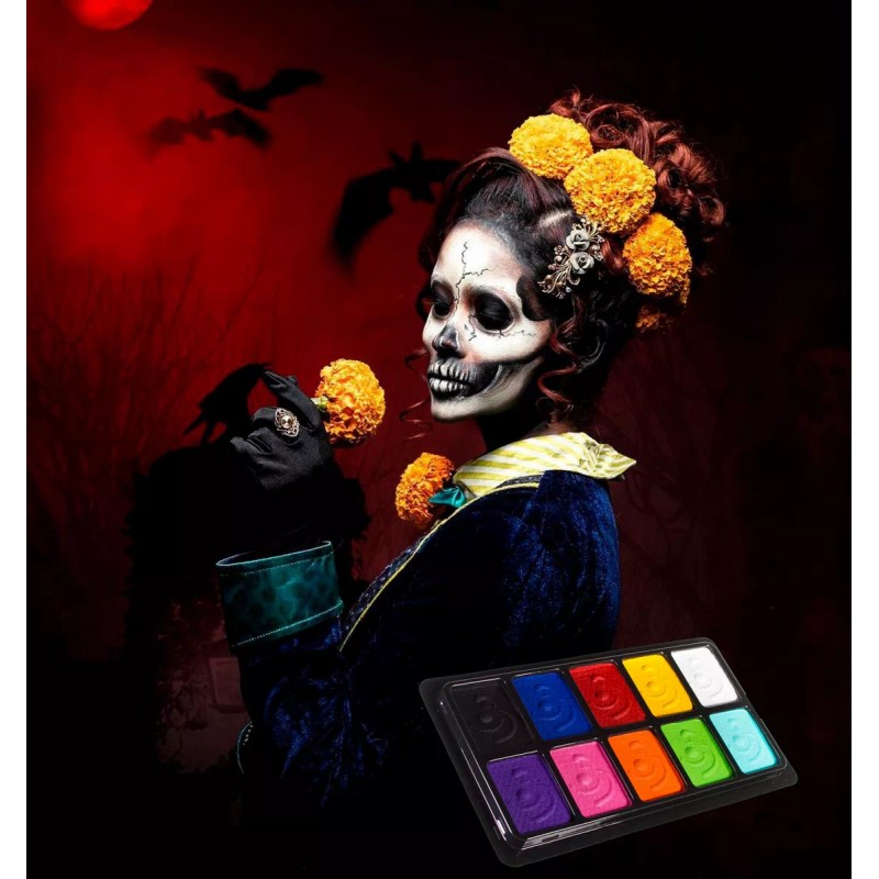 Aqua Bond´s Maquillaje Profesional Mate Kit 10 Colores Aqua Bonds