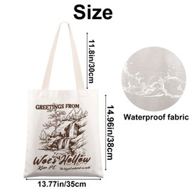 MYSOMY Woes Hollow Tote Bag Kier Gifts Lumon Macrodata Refinement Gifts The Work Is Mysterious And Important Tote Bag (Greetings From UK3)