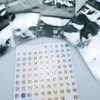 SaktopDeco 20 Sheets 1 to 100 Mini Number Stickers Round