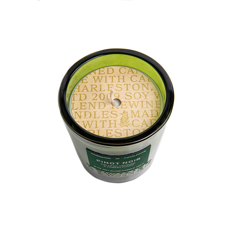 Rewined-Pinot Noir Scented Candles(10oz)- Notes of Fig Leaf, Leather, and