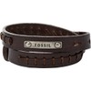 Fossil Armband Für Männer Vintage Casual, Double Wrap Gesamtlänge: 480mm