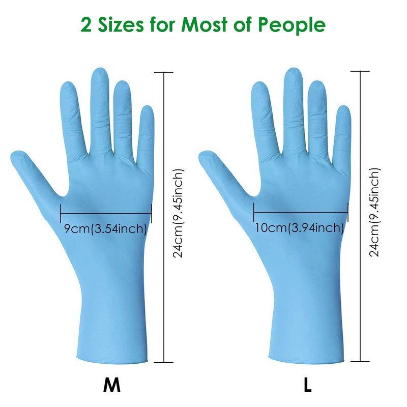 200 PCS Nitrex Nitrile Disposable Gloves MEDIUM Professional Protection Latex