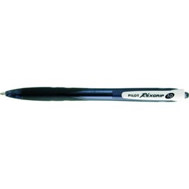 Pilot Begreen Recycled Rexgrip Retractable Ballpoint 1.0 mm Tip (Box of 10) - Black