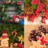 Whaline 25 Pcs Christmas Natural Pine Cones, Rustic Pinecones Bulk