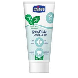 Chicco Pasta de Dientes Sabor Menta Dulce 6 Años en Adelante con Flour