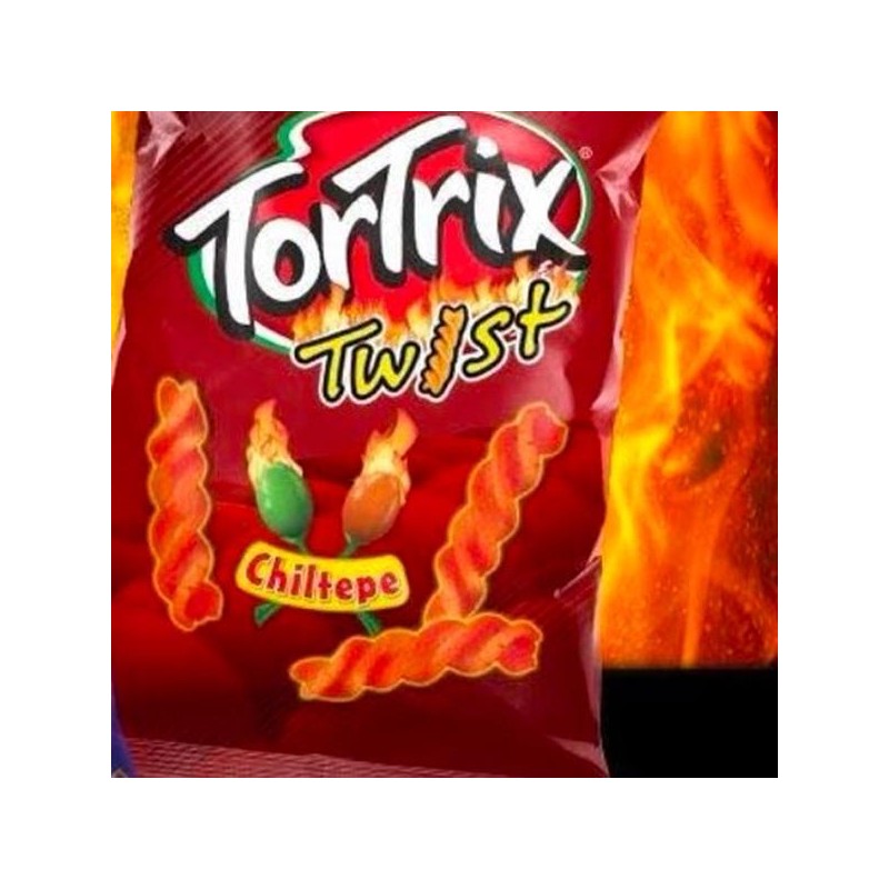 TORTRIX TWIST CHILTEPE FROM GUATEMALA 35 gr Snack Flavor chips