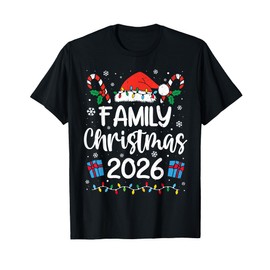 Family Christmas 2026 Christmas Squad Xmas Matching Pajamas T-Shirt