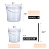 ToppYuanZea 24 Pack Ice Cream Bucket with Lids and Handles,