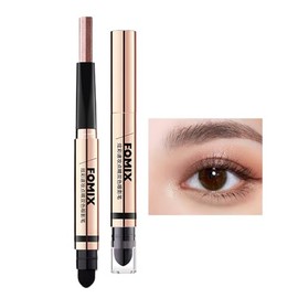 DayaEmmoTQ Eyeshadow Stick Dual End - Long Lasting & Waterproof Makeup Pencil Tool for Ultimate Holding Power, Bright Pearl Glitter, Retouch & Highlight Earth Eyeshadow Stick