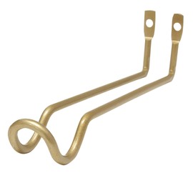 Wake Industry Kabette Wall Storage Hanging Hook Brass Color