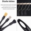 Juego de 3 cepillos para Detalles de Coche, Pelo de