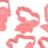 Plastic Cookie Cutters Sea Animal Pattern 3D Cartoon Baking Pressable