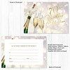 Olivia Samuel 20 x 70th Birthday Celebration Invites from Champagne