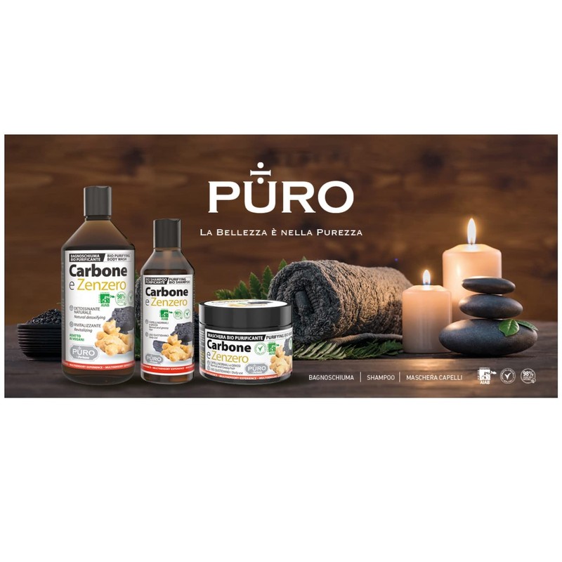 Forhans Carbone E Zenzero Cleansing Organic Hair Mask 250 ml