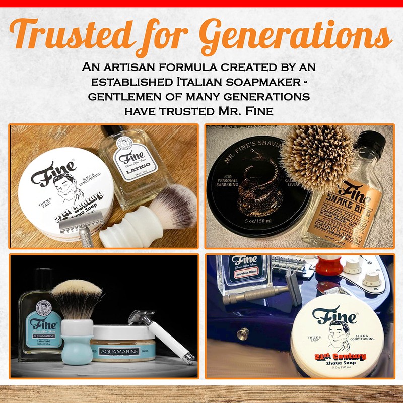 Fine Accoutrements Italian Citrus Shaving Soap 150 ml