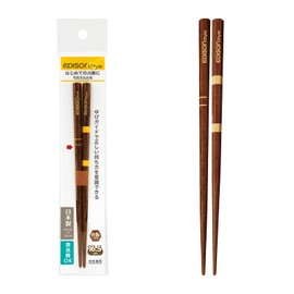 Edison Mama 4544742983253 Edison Natural Wood Chopsticks 6.5 inches (16.5 cm), Left and Right