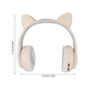 Glowing Cat Ears Bluetooth Headphone Bass Foldable Wireless Headwear Breathing