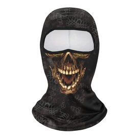 3D Balaclava Mask Full Face Mask Hood Mask Ghosts Skull Mask Men Women for Ski Hunting Motorcycle Cycling