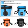 SagaSave Collapsible Bucket with Handle 12L Outdoor Fishing Water Folding