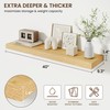 Dreamland 40in Deep Floating Shelves for Wall, Rustic Wall Shelves