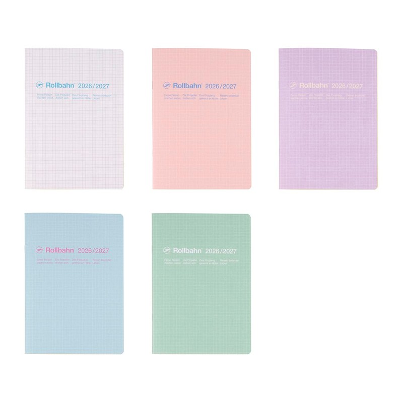 [Delphonics Notebook 2026-2027 Version/Starts March 2026] Rollbahn Note Diary Cola