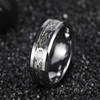 Frank S.Burton 6mm Celtic Dragon Wedding Band Men Women Tungsten
