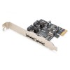 DIGITUS SATAIII PCIexpress add-on card int:4xSATA/ex:2xeSATA,Selectable, ASM1061