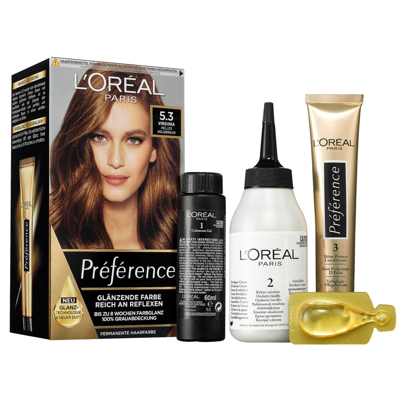 L'Oréal Paris Préférence 5.3 Light Golden Brown (Virginia)