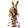 Brown Rabbit Bottle Stopper